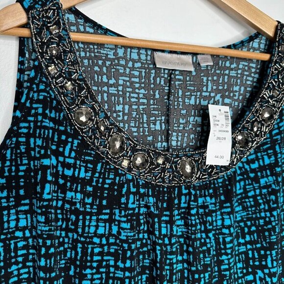 Avenue Tank Top Size 26 Beaded - Picture 5 of 11